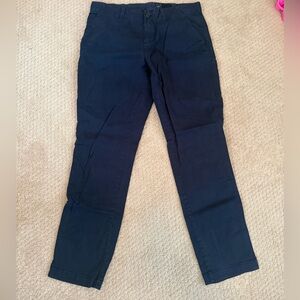 GAP Navy Khaki High-Rise Pants